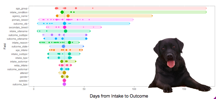 A great infographic looking at factors influencing variation in dogs’ wait times at PAWS